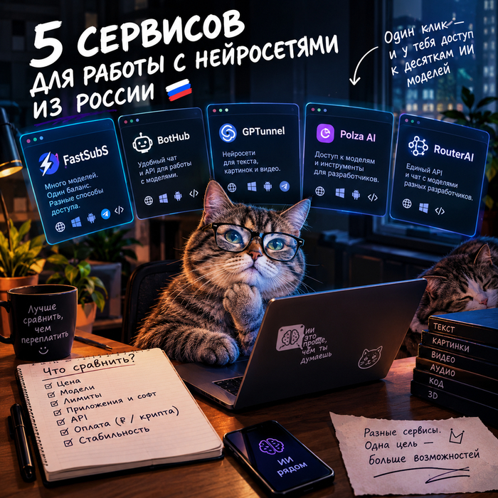 5 сервисов для работы с нейросетями из России: сравниваем возможности и подходы