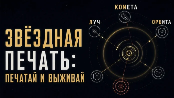 Звёздная Печать: Печатай и Выживай на Пикабу Игры