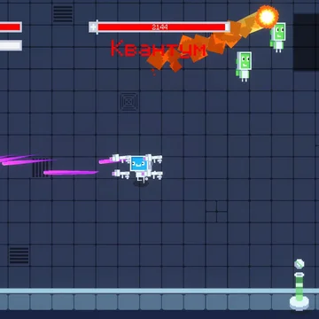 Glitch Hunter — это 2D-игра на выживание с бесконечными волнами врагов, турелями, роботами и ежедневными испытаниями. Играйте в браузере на ПК и мобильных устройствах. (скриншот 1)