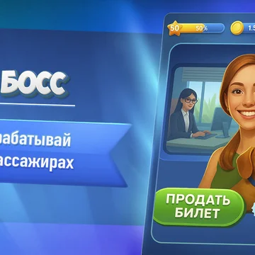 Создай свою собственную прибыльную империю: продавай билеты пассажирам, строй и обслуживай платформы, отправляй и принимай поезда, развивай такси, отель, кафе, банк, ... Получай прибыль от ремонта и обслуживания. Участвуй в эвентах и соревнованиях! (скриншот 2)